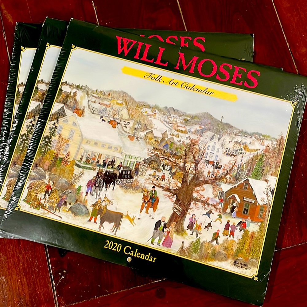 Will Moses Collectible 2020 Calendar. NWT.